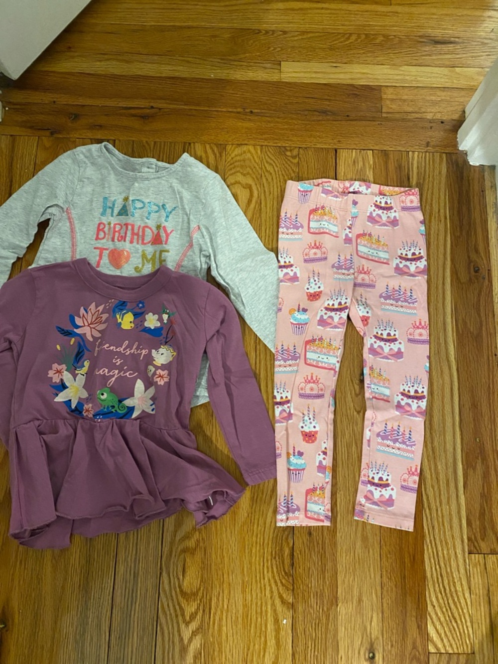 3T long sleeve birthday shirt